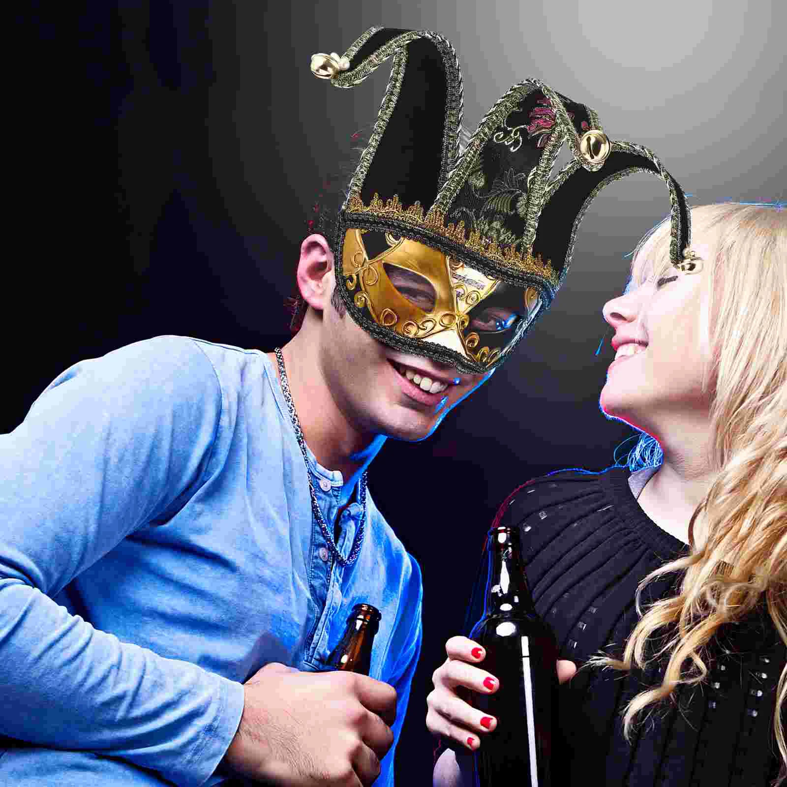 Тушь для ресниц Хэллоуин Маски Короткие волосы Карнавал Венецианский декор