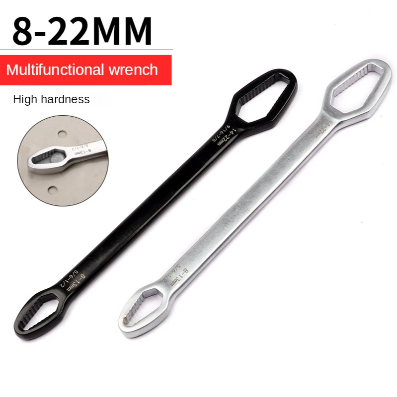 

Universal Wrench Multi-function Wrench 8-22 Mm Ratchet Wrench Suitable for Bicycles Motorcycles Car Repair Tools