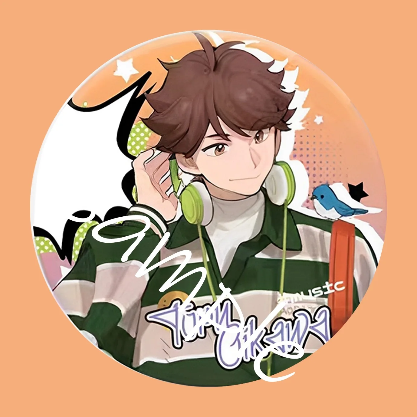 Аниме Haikyuu! Tobio Kageyama Yu Nishinoya Oikawa Tooru Косплей Милая жестяная брошь значок подарок