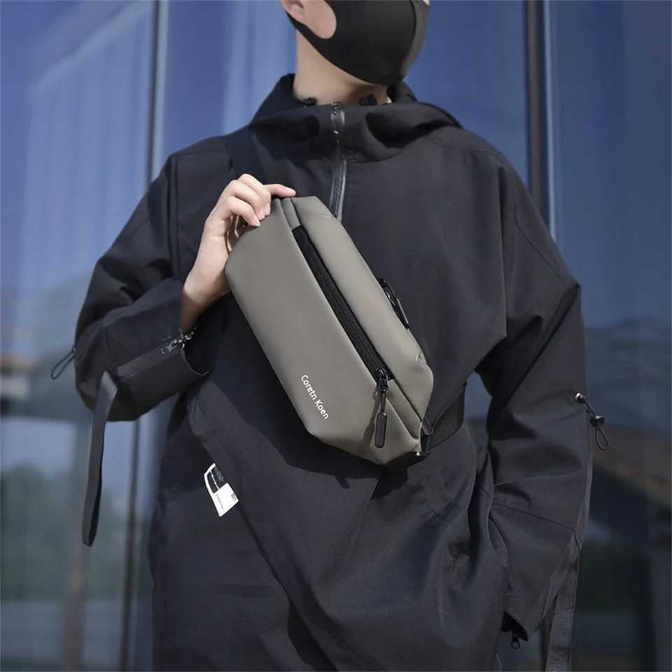 Новые роскошные сумки поясная сумка Оксфорд для мужчин через плечо телефона