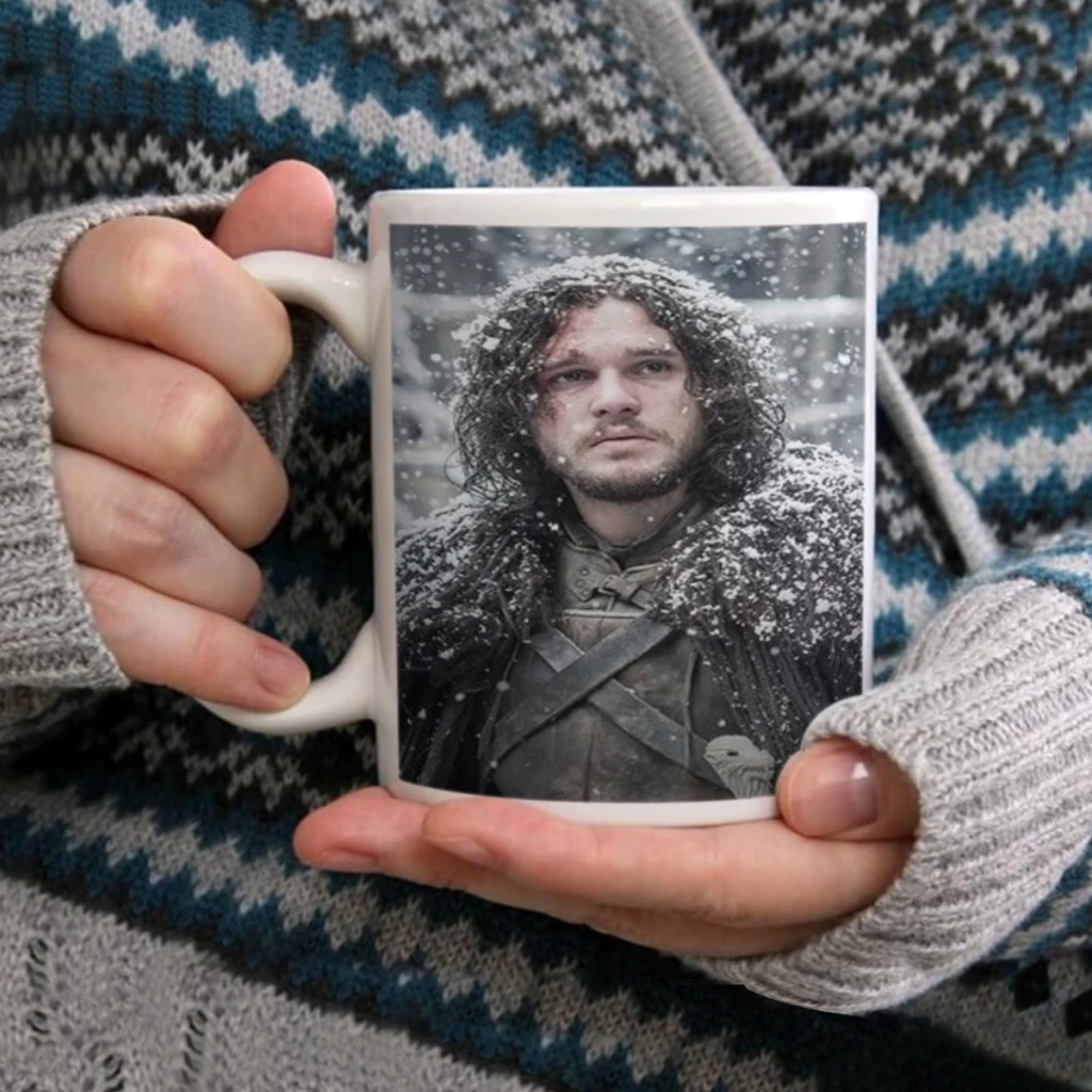 Керамическая чашка K-Kit Harington кофейная овсяная для завтрака кружка творческой