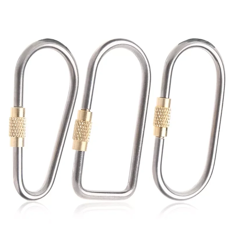 

Link Titanium Alloy Carabiner Keychain Hanging Lock Buckle Hook
