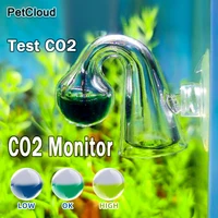 aquarium co2 monitor liquid tester monitor plants grass for aquarium test co2 indicator solution concentration drop checker 15ml