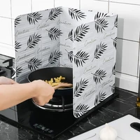 1pcs oil splash screen aluminum foil sheet gas stove splashback home kitchen cooking clapboard kitchen gadgets