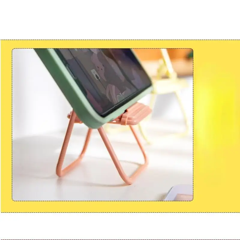 Chair Shape Portable Mobile Phone Stand Smart Desktop Shelf Foldable Adjustable Support Frame Lazy | Автомобили и мотоциклы