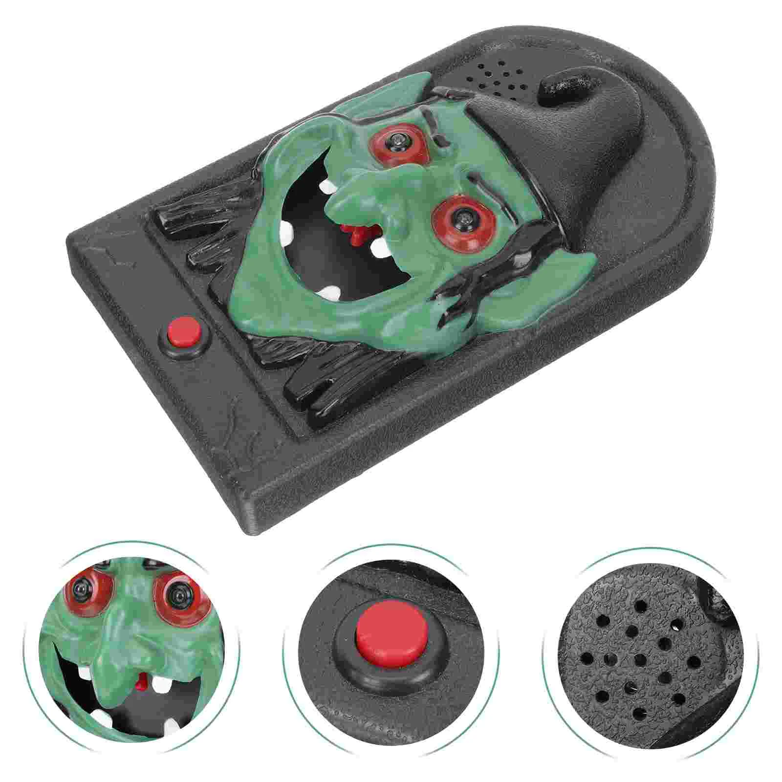 

Halloween Scary Doorbell Glowing Witch Doorbell Toy Haunted House Doorbell Prop