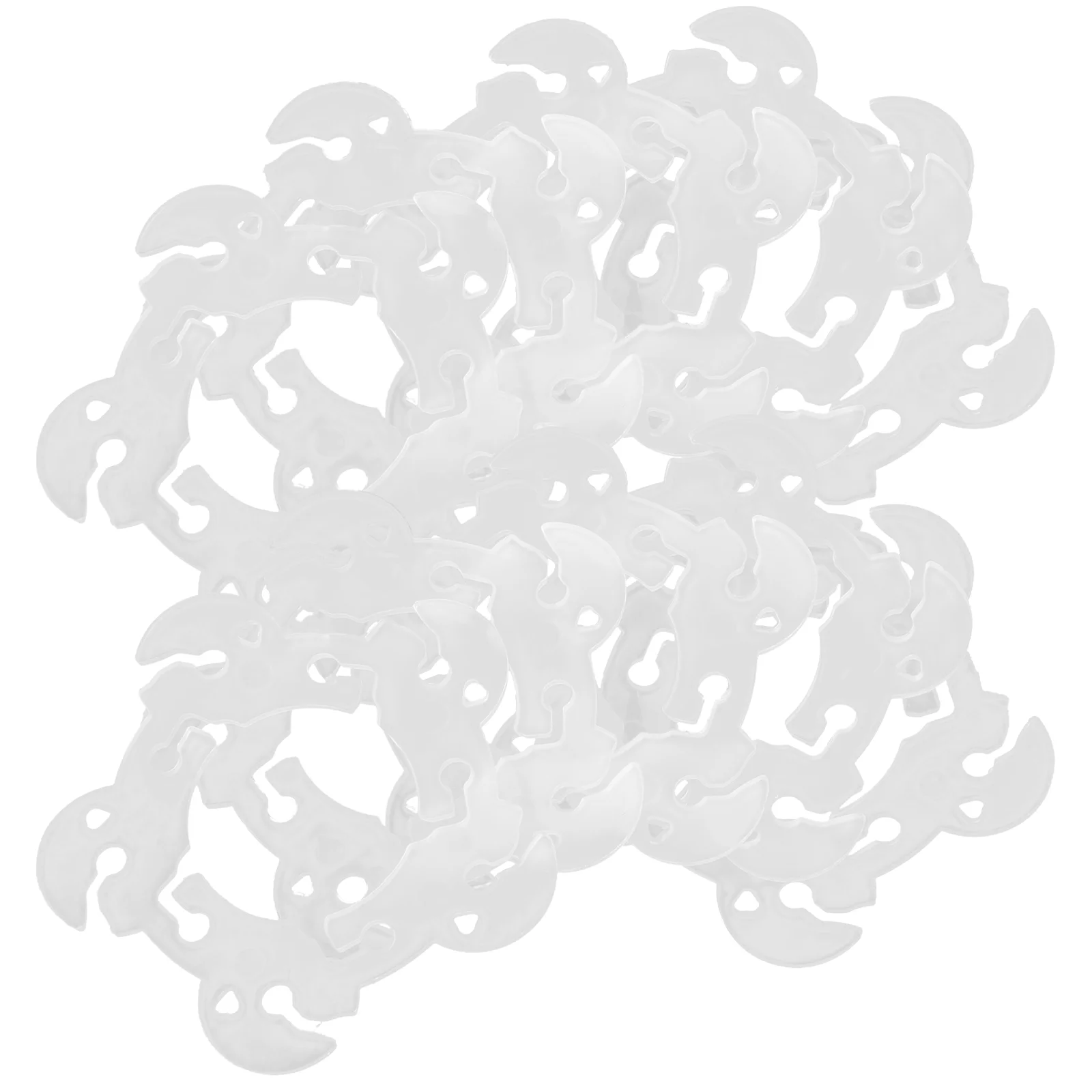 

100 Pcs Balloon Arch Clip Balloons Holder Stand Accessories Birthday Rings Plastic Party Buckles Supplies