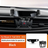 car mobile phone holder for nissan x trail t32 2014 2022 360 degree rotating gps special mount support bracket accessories