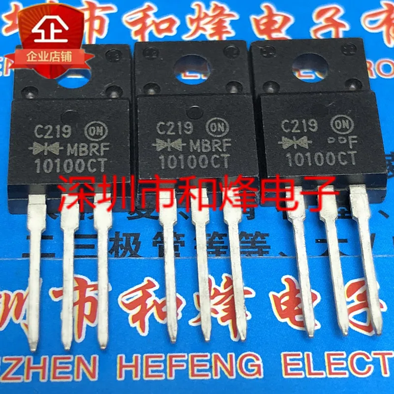 

5 шт.-10 шт. MBRF10100CT TO-220F 100 в 10A Новый и оригинальный в наличии