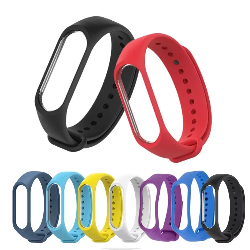 

New spotr Silicone Wrist Strap For Xiaomi MI Band 4 3 Bracelet Watch Straps for xiaomi mi band 3 4 Smart Watch Accessories