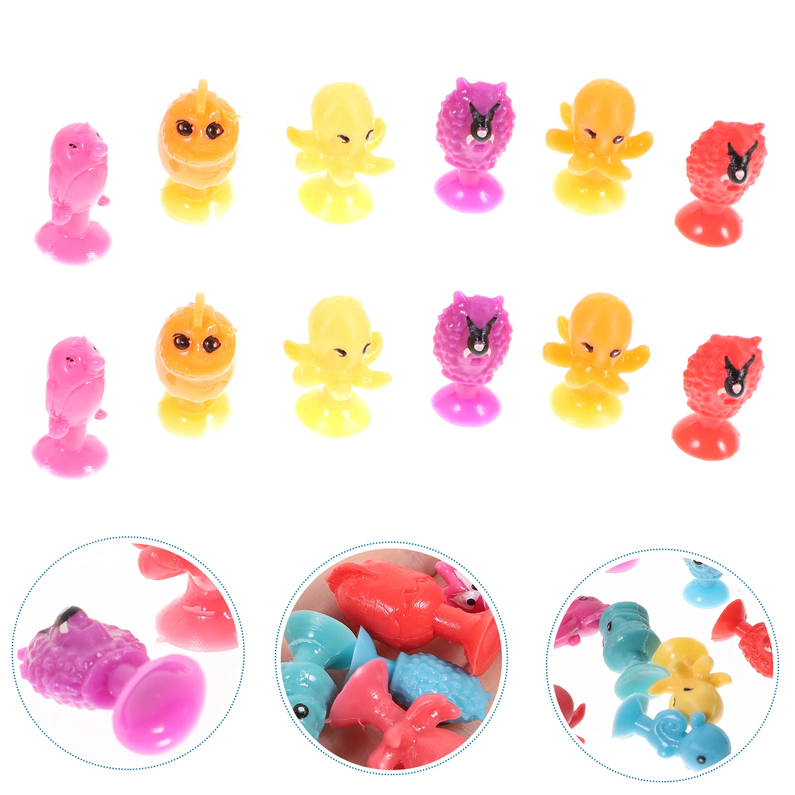 

Toys Suction Toy Sucker Mini Animal Cup Baby Bath Cartoon Kids Skucker Miniature Toddler 3 Toddlers Building Shower Fidget