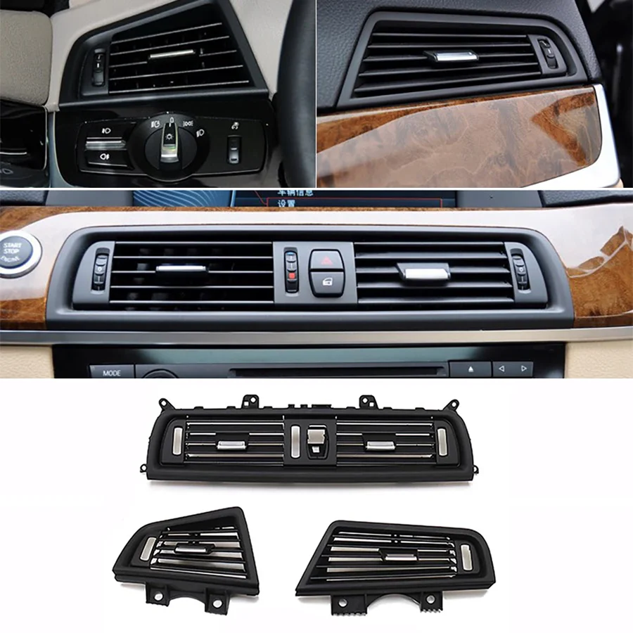 

1Pc Air Conditioner AC Vent Grille 64229166885 64229166883 64229166884 Fit for BMW 520i 523i/ 525i/ 525d/ 525d xDrive/ 528i/ 528
