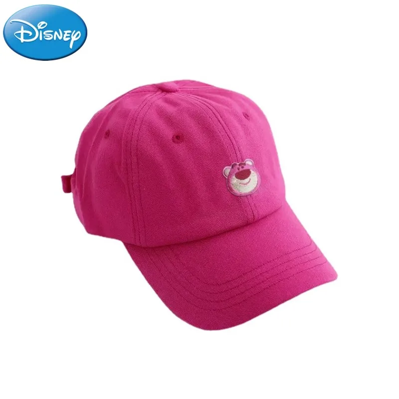 

Disney animation peripheral cartoon kawaii strawberry bear cute baseball cap casual sun visor peaked cap creative gift wholesale