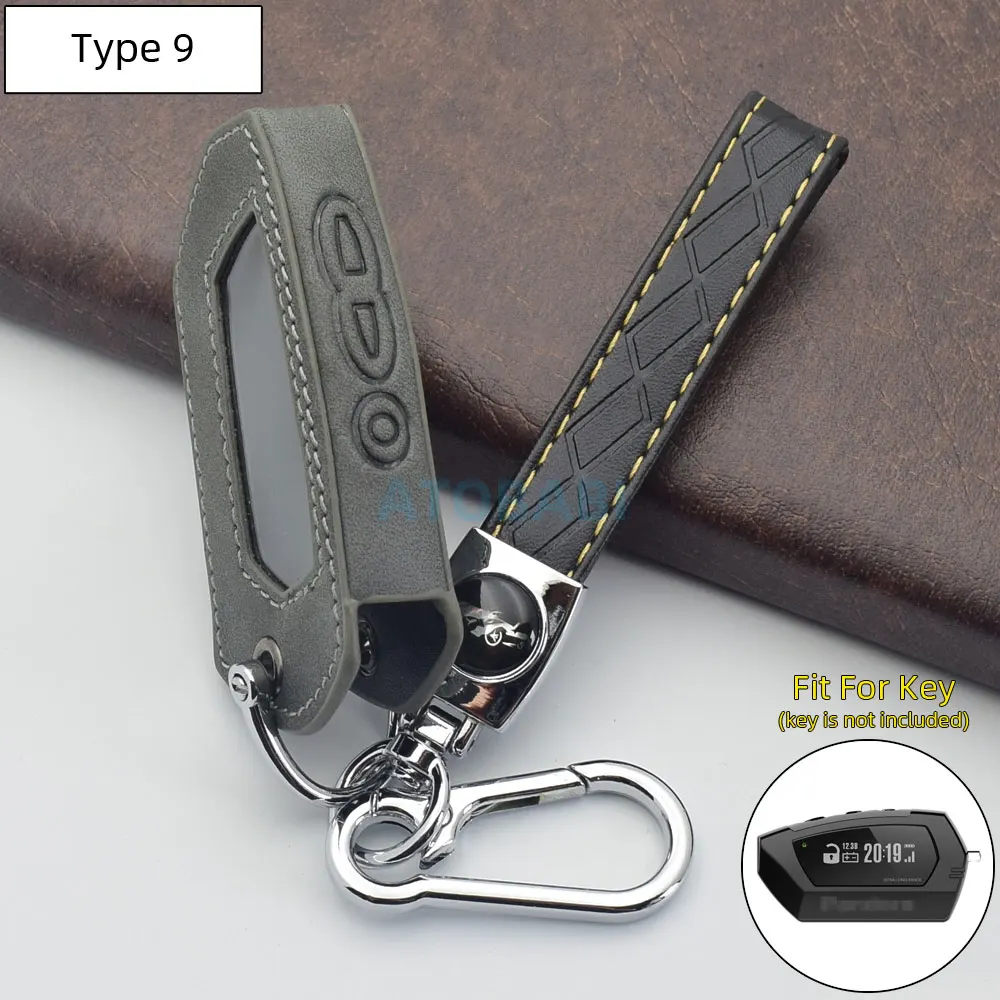 

Серый кожаный чехол для ключей от автомобиля для Pandora DX-90 D010 DX 90 91 6X 9X 90B 90BT 90L Мото Русский двусторонний чехол для автомобильной системы сигнализации с ЖК-дисплеем