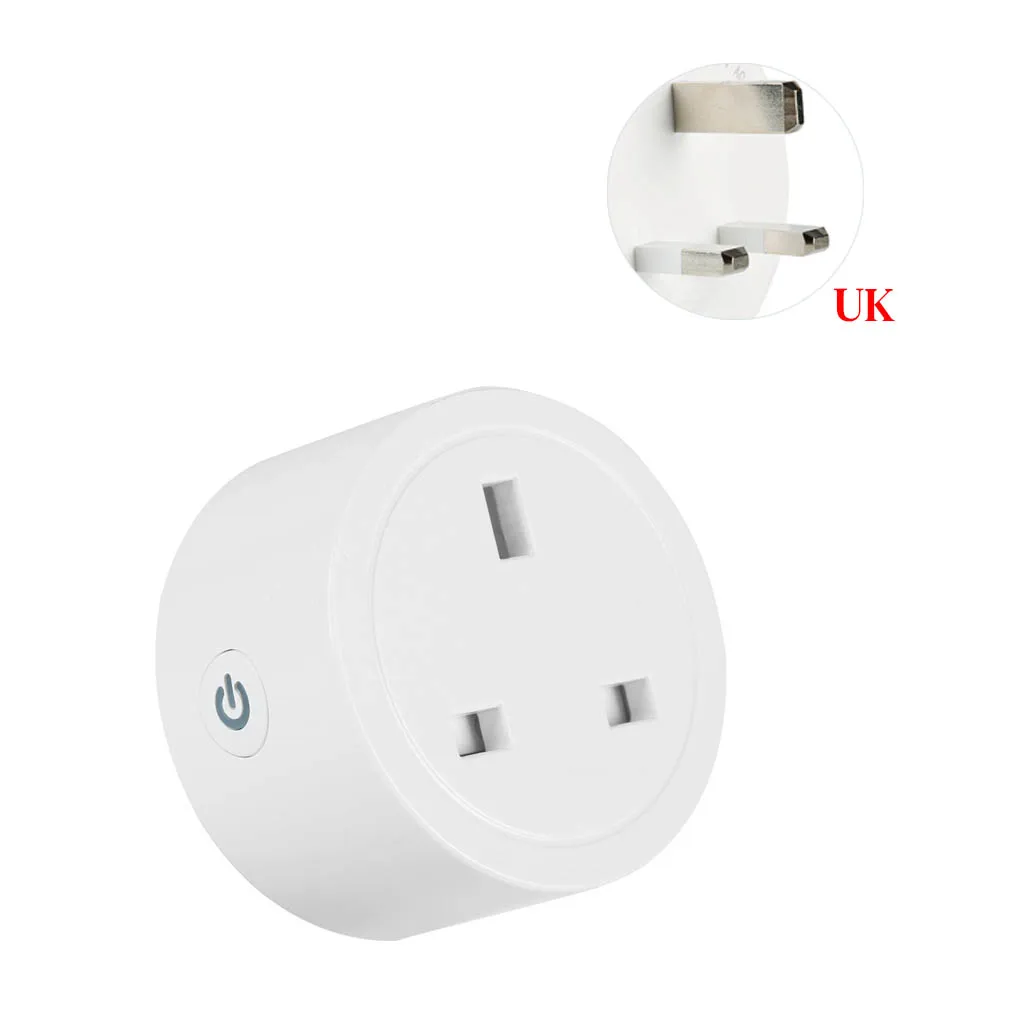 

WiFi Power Socket Home Smart Power Outlet Wireless Remote Control Timer Intelligent Scene UK Plug