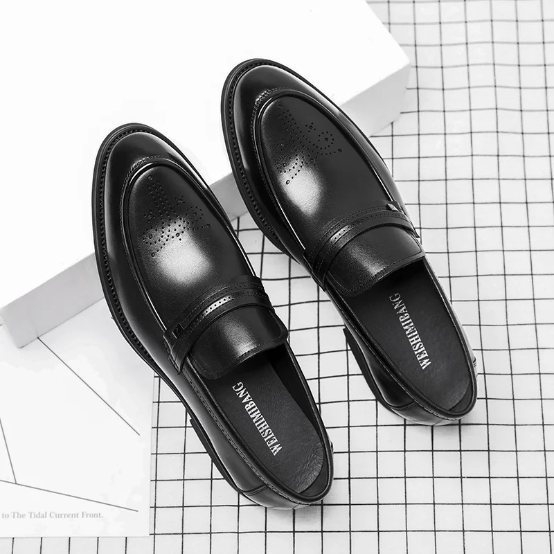 

Men's fashion Tassel Soft Moccasins Mens soft Leather Casual Loafers Outdoor Driving Flats Shoes