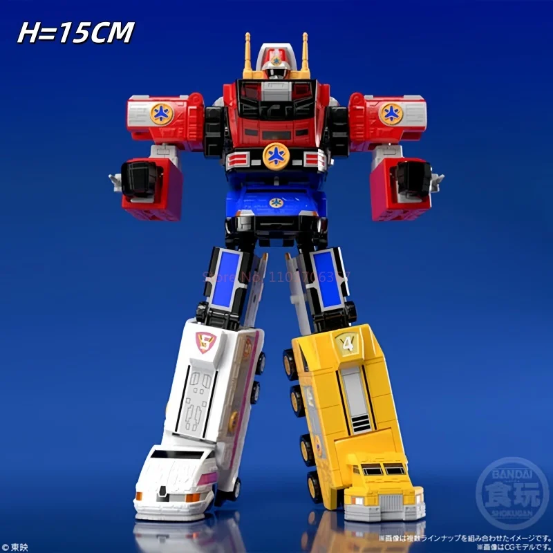 В наличии Bandai оригинальные Re-Release Super Mini-Pla Emergency Gattai Victory Robo фигурки в сборе