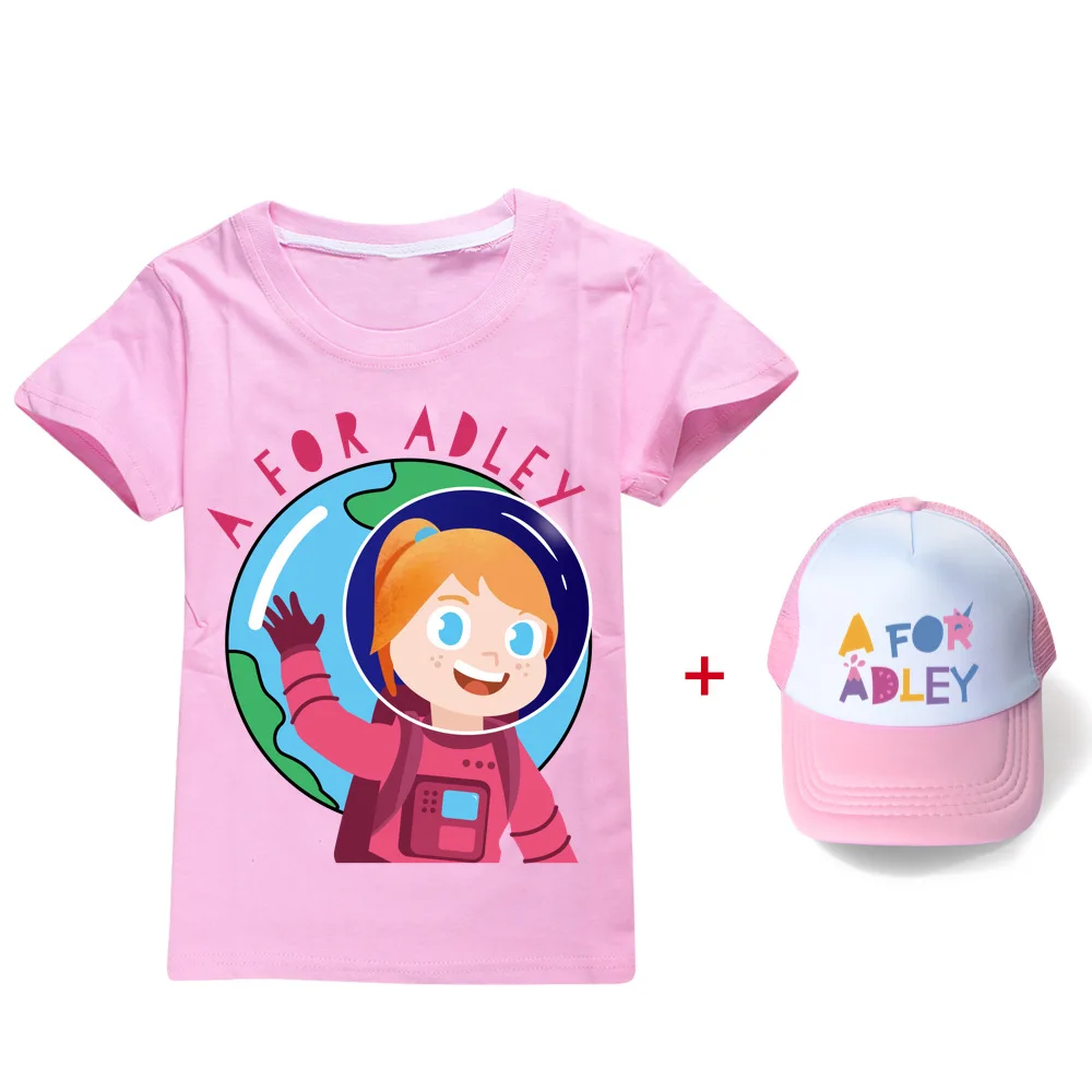 

Детская Хлопковая футболка с коротким рукавом, с мультяшным принтом