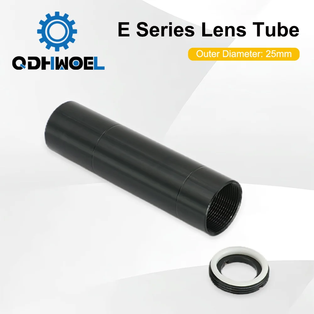 

QDHWOEL E Series CO2 O.D.25 мм трубка объектива для D20 F50.8/63,5/101,6 мм линзы CO2 лазерная резка, гравировальный станок