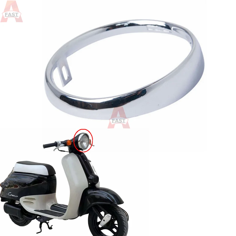 Мотоциклетные аксессуары для Honda Day AF24, мотоциклетная Хромированная фара, кольцевая фара, чехол