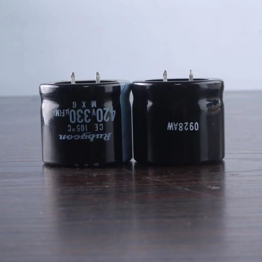 

Электролитический конденсатор RUBYCON MXG 330mfd, 420 в, 330 мкФ, 105 ℃, 35x30 мм, 2 шт.