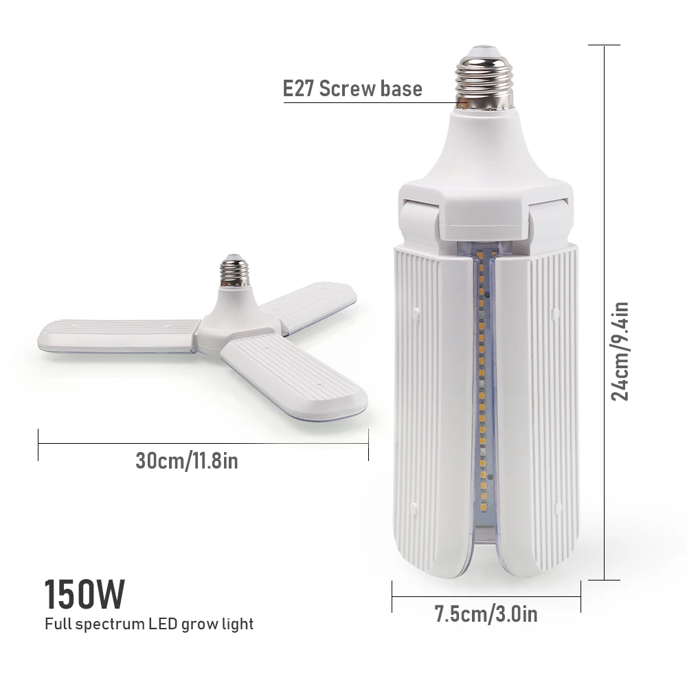 Лампа для выращивания растений 150 Вт 414 светодиодов