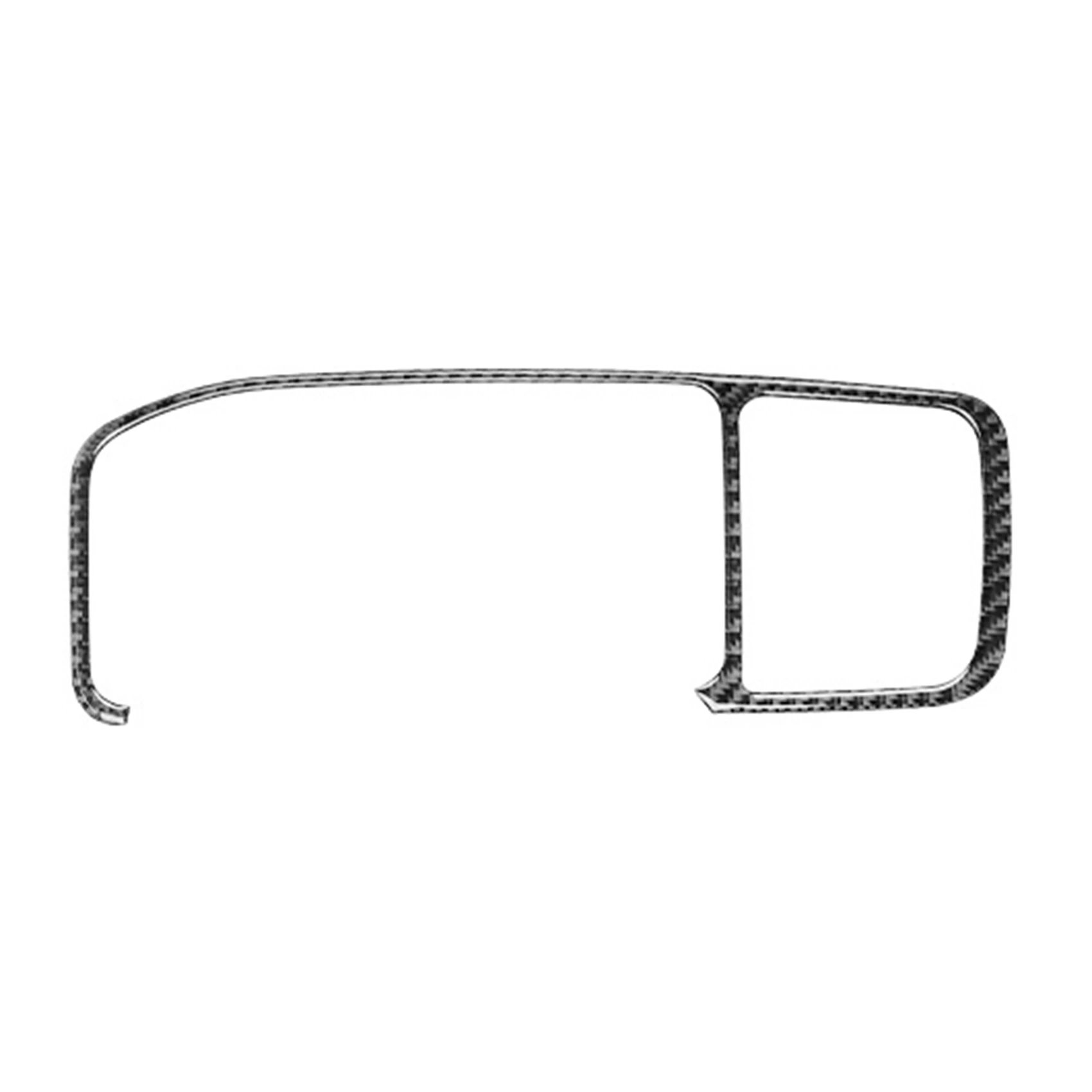 

Центральная панель навигационной панели из углеродного волокна, рамка для отделки салона автомобиля, аксессуары для Volvo S60 V60 10-18 LHD