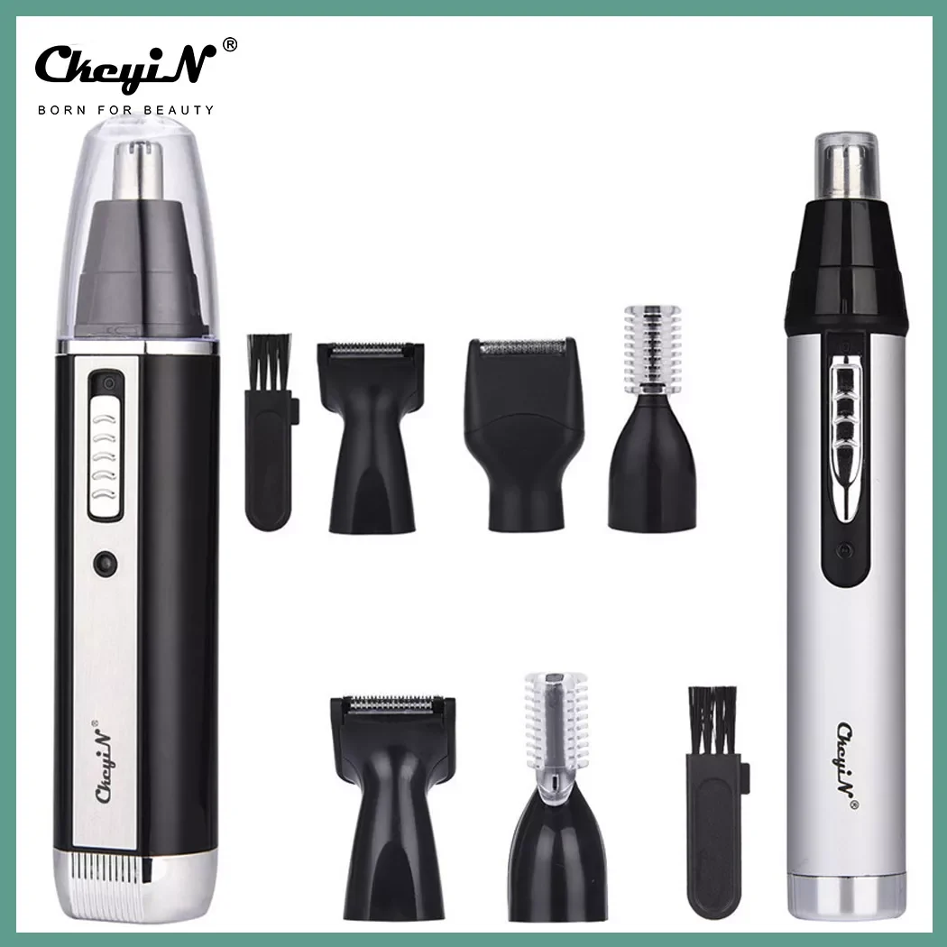 

Триммер для волос в носу и ушах, многофункциональная ручка для удаления волос в носу, ушах, бакенбард, бровей, набор для бритья, триммер для б...