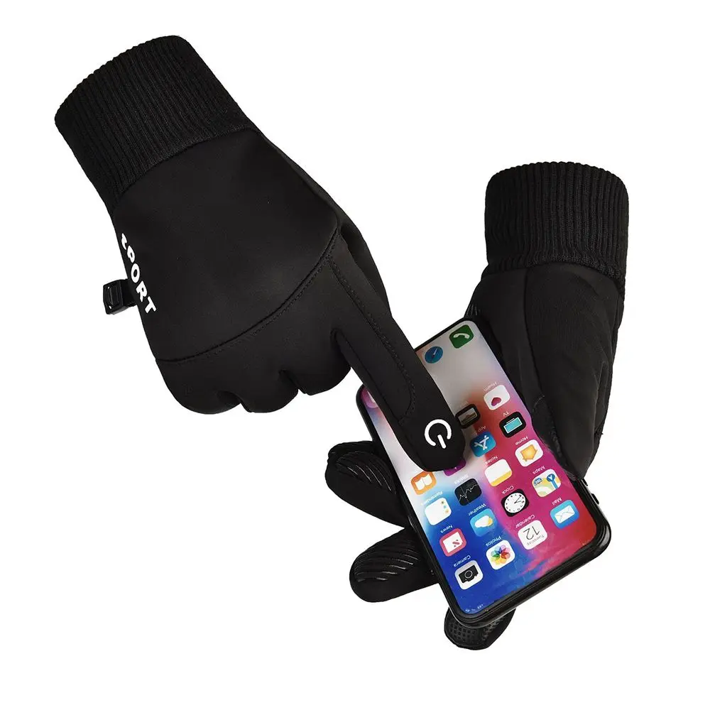 

Cycling Mountain Biking Racing Nonslip ATV Scooter Touch Screen Warm Motorcycle Riding Gloves Full Finger Mittens