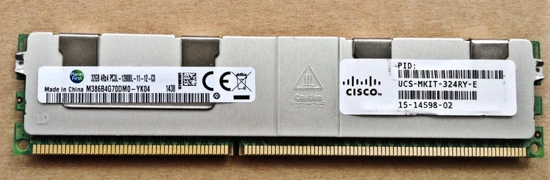 

RAM UCS-ML-1X324RY-A memory stick 32G 4RX4 PC3L-12800L ECC RDIMM