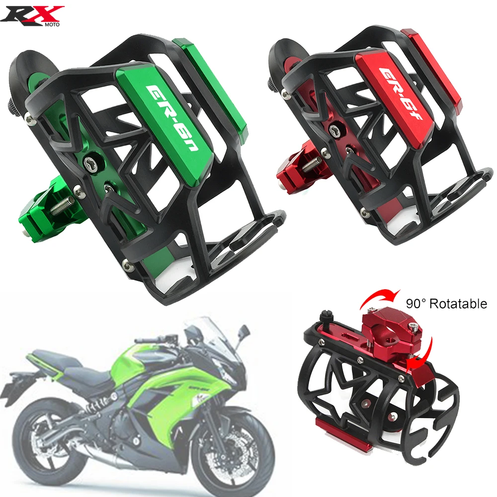 

2022 NEW Motorcycle Beverage Water Bottle Drink Cup Holder Bracket For Kawasaki ER6F ER6N ER6 F N er6f er6n 2004-2022 Universal