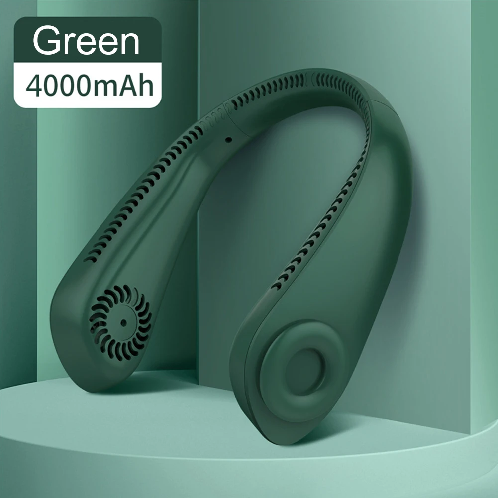 

Mini Neck Fan Portable Bladeless USB Rechargeable Mute Sports Fans Outdoor Ventilador Portatil Abanico Silent Cooling