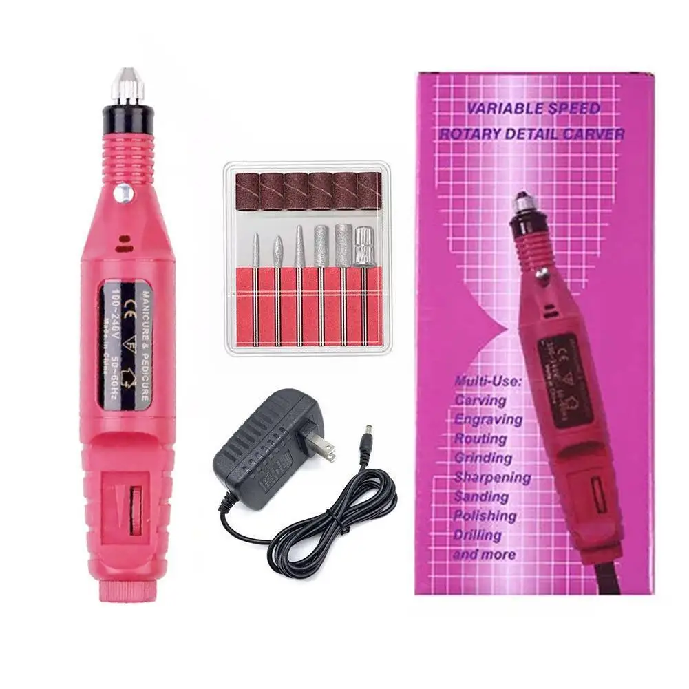 

1PCS Professional Electric Nail Drill Machine Polish Art Nail Nail Professional Art Tool Grinding Manicure Exfoliating Whol Q4J8