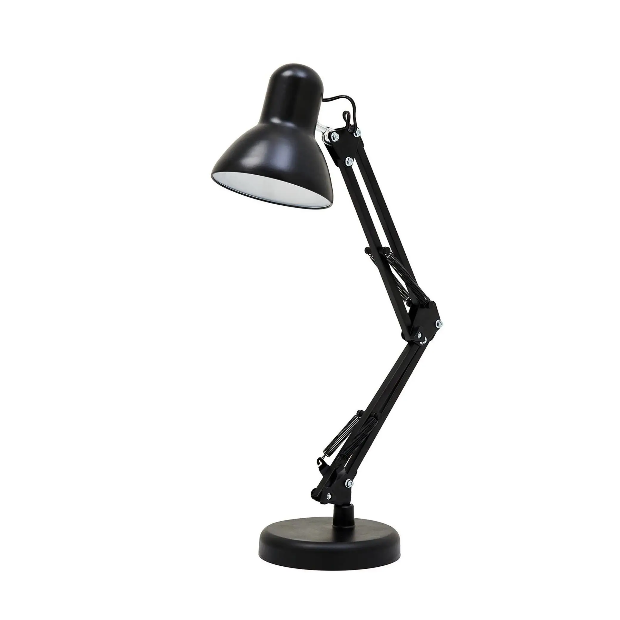 

Metal Table Lamp with Movable Head, Vintage Desk Lamp, Handmade Design Lampshade, Mid Century Modern Lamp, metal Desk Lamp