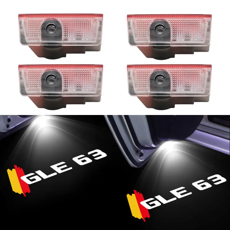 

2Pieces Car Door Welcome Lamp Projector Lamp HD Laser Light Car Door Light For Mercedes Benz AMG GLE 63 Logo LED Car Door Light