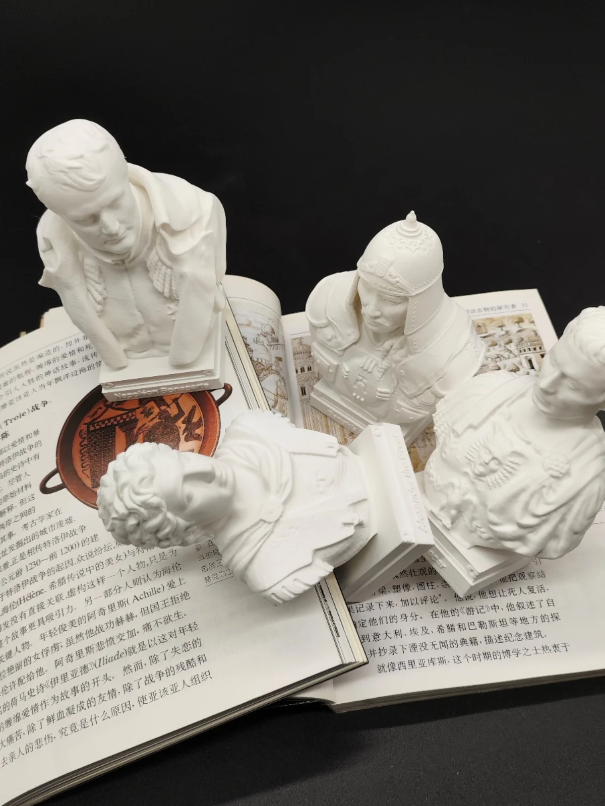 Статуя Наполеона из Александра Цезаря генгиса Хана модель с орнаментом римская