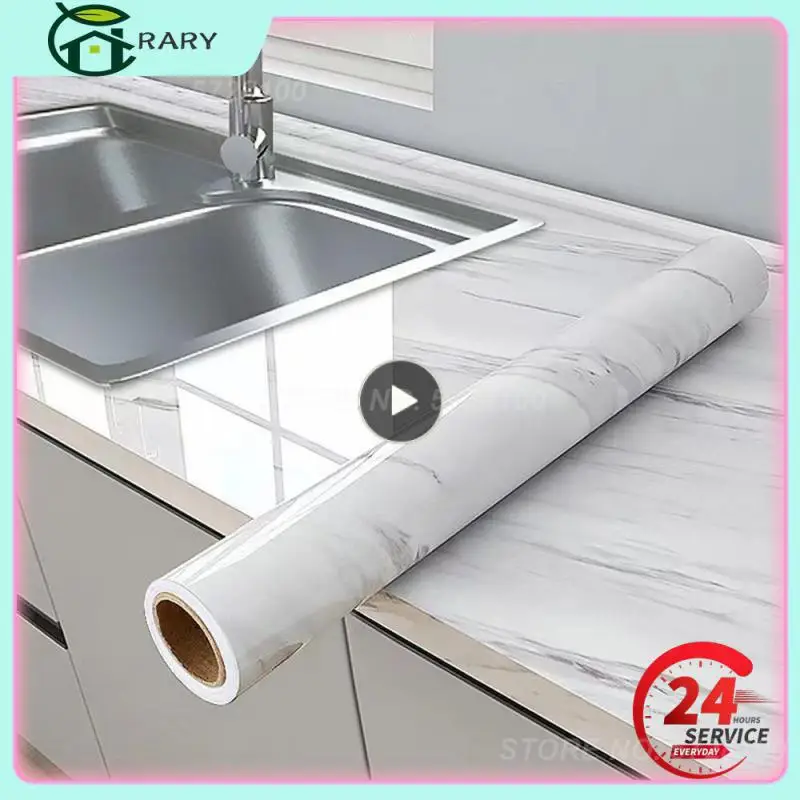 

1~5PCS Oil-proof Easy To Clean Self-adhesive Foil Wallpaper Kitchen Oil Proof Wall Sticker High Quality Pet Material Water Proof