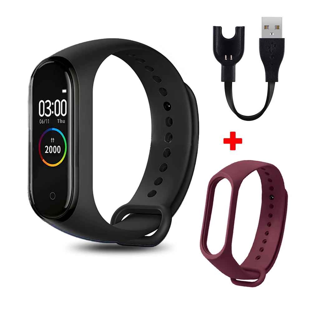 

M4 Smart Band Men Women Smart Bracelet Blood Pressure Heart Rate Monitor FitnessTracker sport Watches smartBand Waterproof