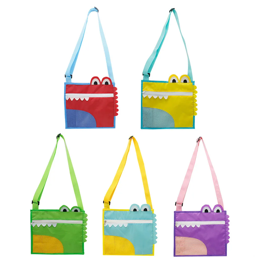 

Mesh Summer Children Beach Sand Toy Shell Crossbody Bags Beach Sand Toy Shell Organizer Crossbody Bags for Kid