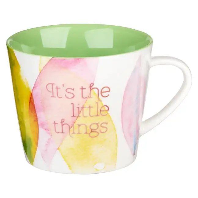 

Coffee Mug It's the Little Things, Lime Green/Citrus Leaves (Other)