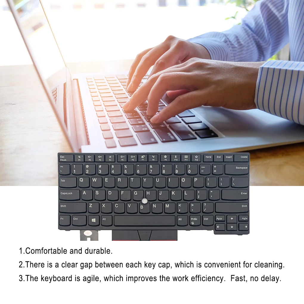 

Клавиатура для ноутбука, профессиональный аксессуар для компьютера, компоненты для набора текста, сменная английская клавиатура для E480