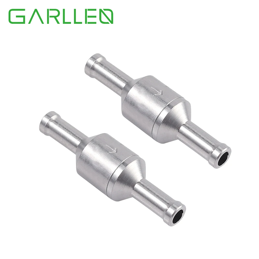 

GARLLEN 2Pcs Check Valve 6mm One Way Fuel Non Return Check Valve Petrol And Diesel Oil For Carburettor Low Pressure Fuel Systems