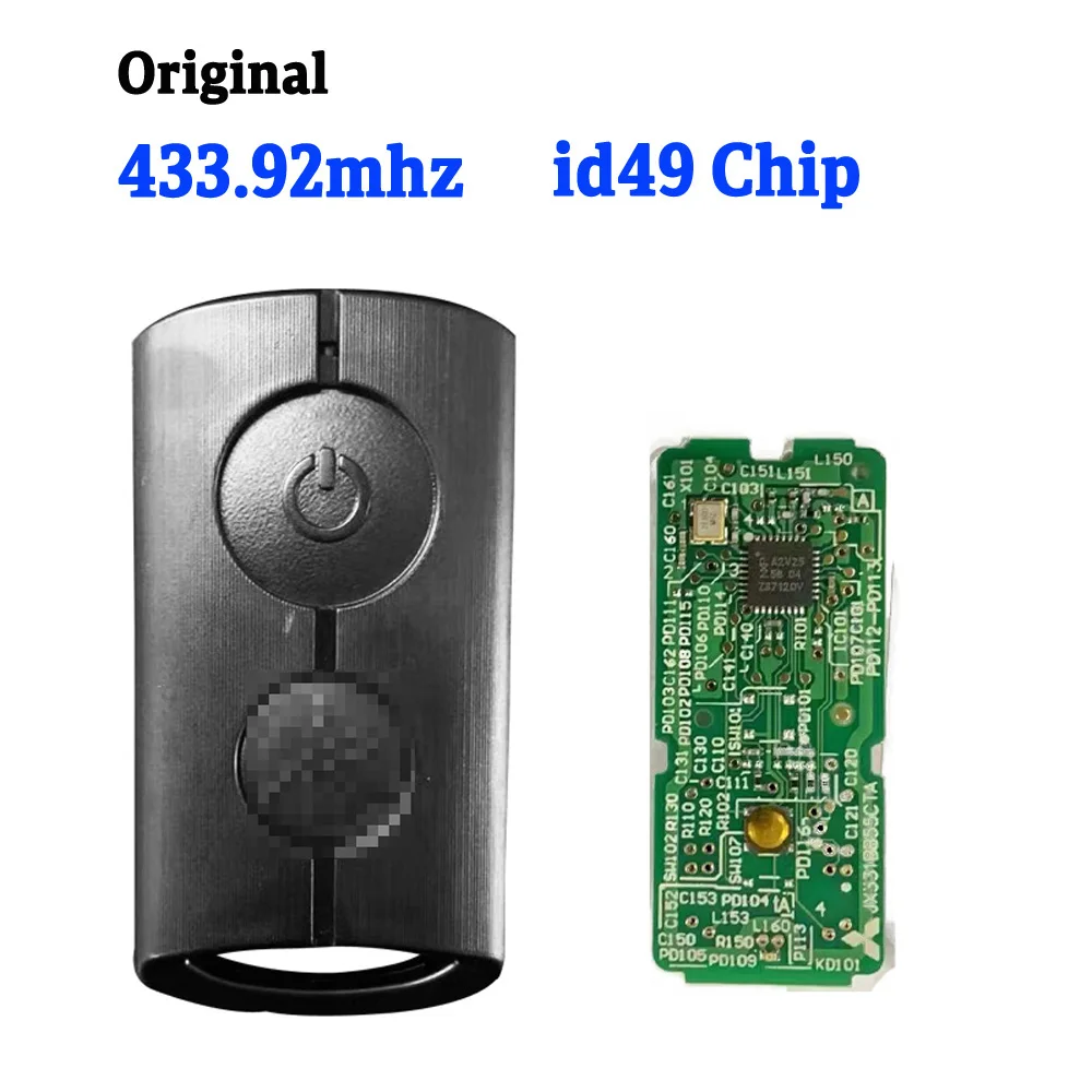 

Оригинальный ключ дистанционного управления для мотоцикла 433,92 МГц ID49 чип для Yamaha NVX NVX155 XMAX XMAX300 QBIX AEROX JAUNS Fob