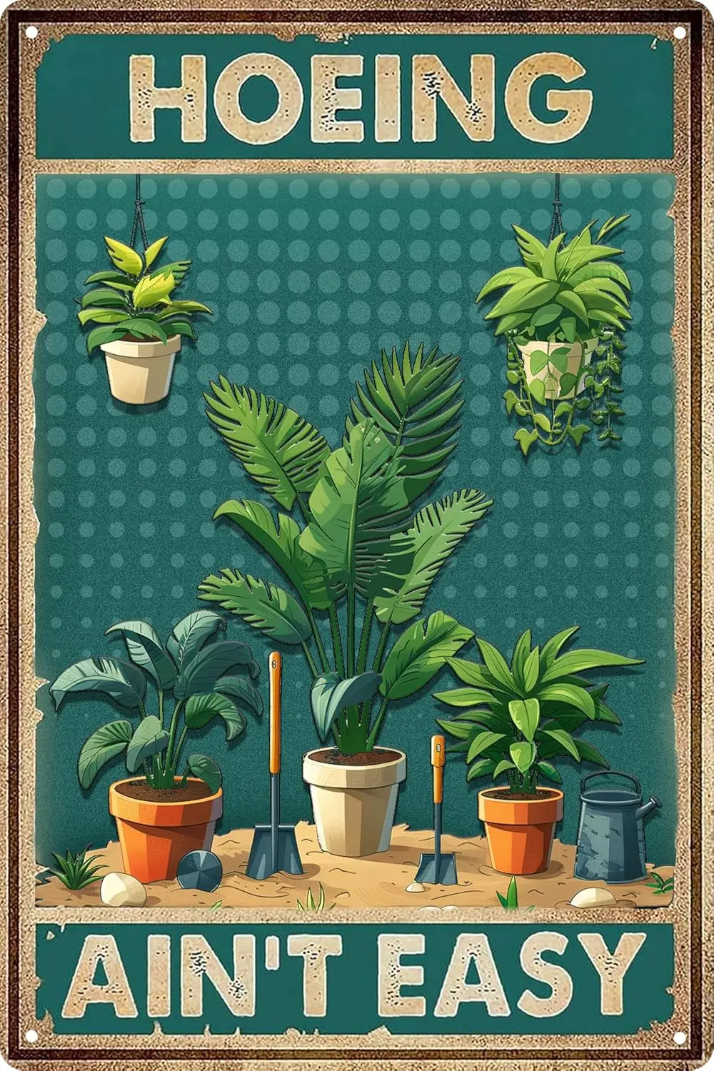 WSUPBPR забавный металлический Tn Sgns Garden Sgn Outside Decor Gft для садовников Gardenng Ant Easy Fence