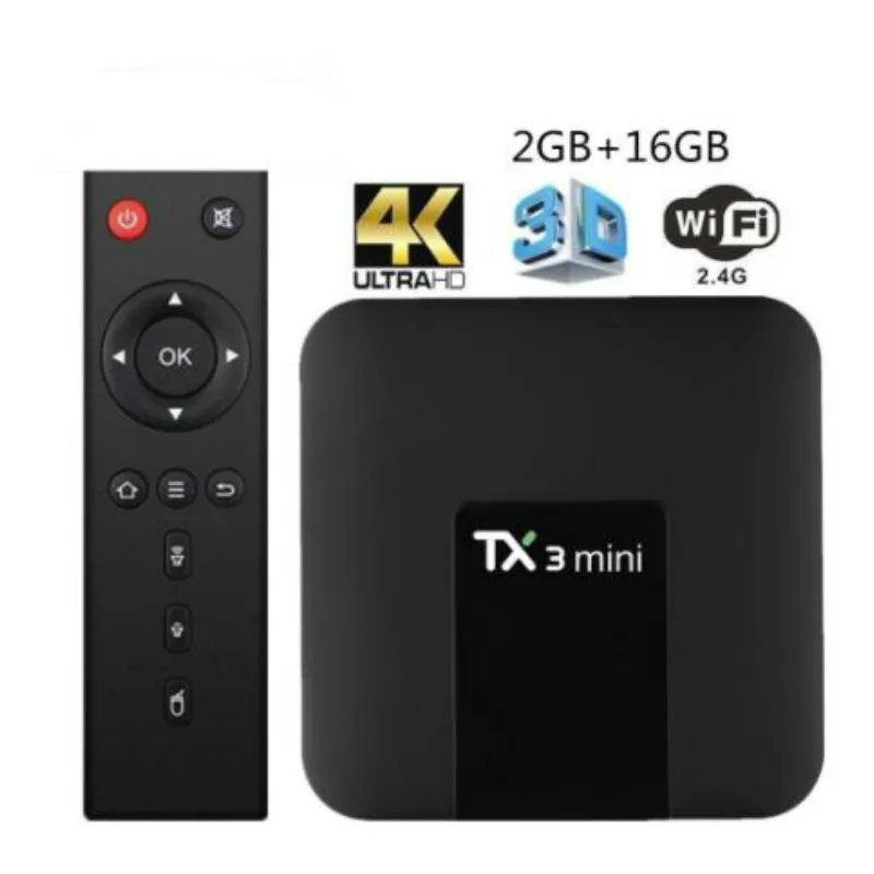 

Мини-приставка смарт-ТВ TX3, Android 10,0, 1 + 8/2 + 16 ГБ, 4K, 2,4 ГГц