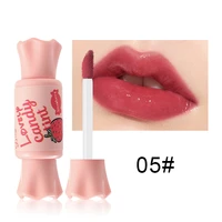 6 colors lovely candy design lipglaze lipgloss liquid moisturizing mirror lipstick make lip look fuller tint long lasting makeup