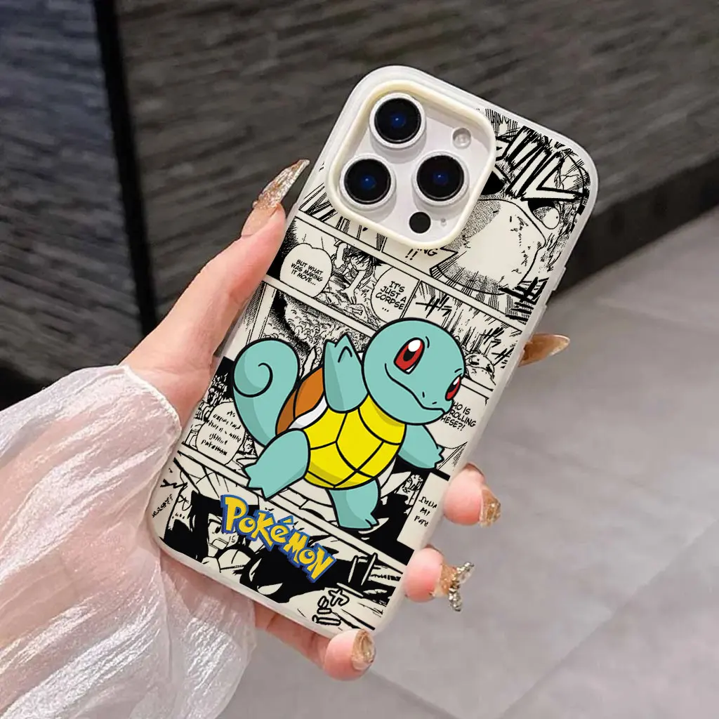 Фото Ударопрочный силиконовый матовый чехол Cool P-Pokemon Gengar Candy Color 2-в-1 для Samsung S23 S24 S25 Plus Ultra Edge 5G №3