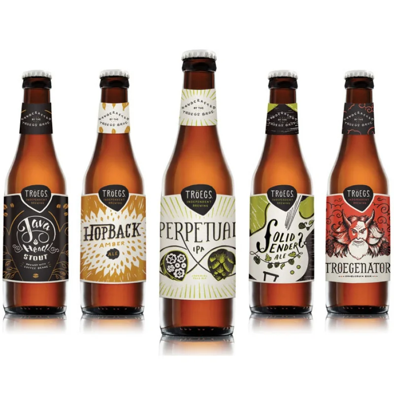 

custom vinyl adhesive printed personalized printing paper self business adhesive product beer can bottle sticker labels