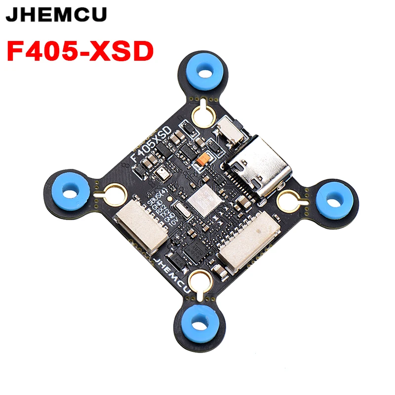 

JHEMCU F405-XSD F405XSD Flight Controller 3~6S Lipo with OSD Baro BMP280 BlackBox 5V/10V Dual BEC for RC FPV Freestyle Drones