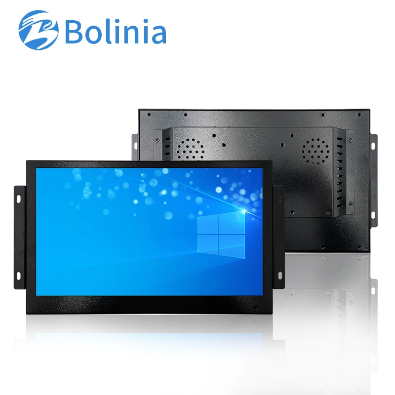

13.3 Inch IPS 1920*1080 HDMI VGA USB Resistive Touch Screen Metal Case TFT Open Frame Embedded OEM ODM Industrial LCD Monitor